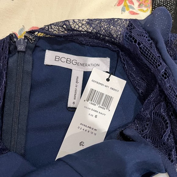 BCBGeneration Navy Blue Mini Dress - Picture 3 of 3